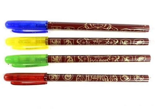 Harry Potter - Stylo Gel Back To Poudlard - Lot de 4 (multicolore)