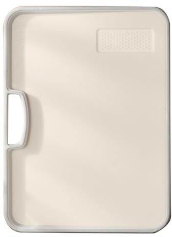 Tagliere Bifacciale, Igienico e Incontaminato Tagliere Bifacciale Piatto Inclinato Taglio Unico Tagliere Bordo Rialzato per Frutta Verdura (S)