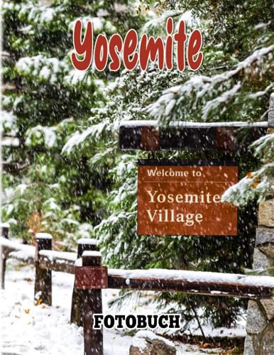Yosemite FotoBuch: Dramatisches Wasserfall-Fotobuch für Reisedekoration als Geschenke | Mit über 40 illustrierten Seiten zur Entspannung mit Stressabbau.