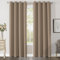 CUCRAF Vorhang Blickdicht Thermovorhang Kälteschutz 2er Set H225 x B140 cm Verdunklungsvorhänge Khaki Gardinen mit Ösen, Weich und Langlebig Schallschutz Vorhang für Schlafzimmer Wohnzimmer