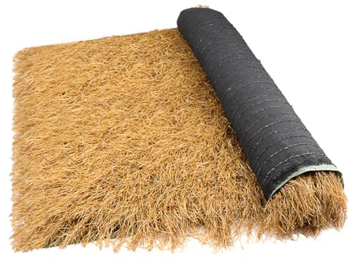 BXZAY Künstliches Strohdach, Strohdach, Tiki-bar, Hütte, Gras, Entenboot, Jalousien, Läuferrollen, Palapa-strohdach Für Garten- Und Terrassenschirmabdeckungen(Size:0.5 * 2m(1.6 * 6.5ft))