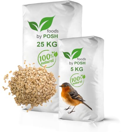 Futterhaferflocken Hafer ohne GVO Vogelfutter Nagerfutter Pferdefutter (30kg)