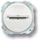 FONTINI - Va-et-vient métal chrome porcelaine blanche DO LOW
