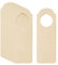 LOVIVER 10Pcs Door Knob Hanger Door Handle Hangers Decoration Office DIY Plain Plaque Wooden Blank Door Signs Blank Door Knob Hangers