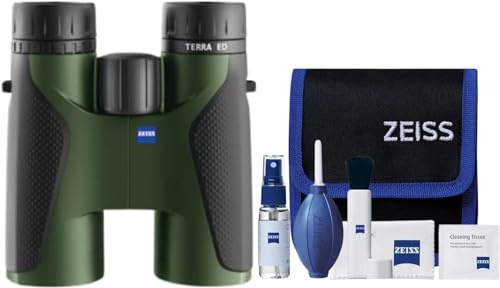 Zeiss Terra ED Fernglas und Reinigungsset, 10 x 42 cm, Grün