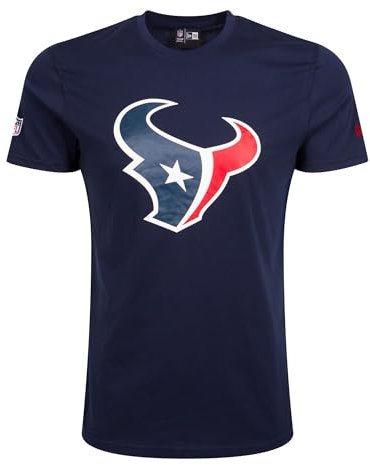 New Era Houston Texans NFL Team Logo Blau T-Shirt - L