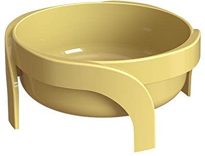 TAKOXIA Raised Food Bowl Neck Protection Anti-Vomiting Elevated Dog Bowls with Stand Single Dish for Small Medium Dogs