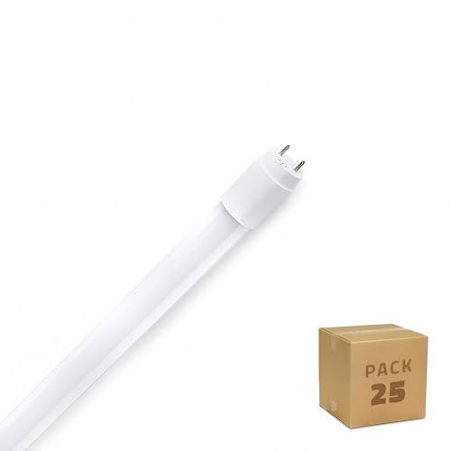 LEDKIA LIGHTING Pack 25 Tubi LED T5 85 cm 14W Connessione Bilaterale Vetro Speciale Macelleria Rosa No
