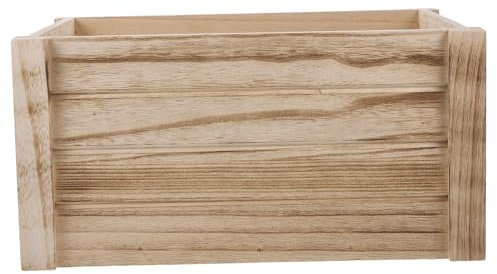 BESPORTBLE Caja De Madera Rectangular para Suculentas Jardinera De Madera para Balcón y Patio para Plantas y Flores