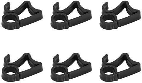 Kikumi Weihnachtslicht-Clip, Weihnachtslicht-Haken, 150 Stück, Weihnachtslicht-Clip, Weihnachtslicht-Haken, Hängende Licht-Clips (Schwarz)