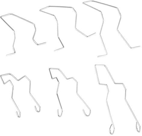 6 clip di fissaggio universale per lampadine per fari auto, clip a molla in acciaio inox, clip di fissaggio per fari anabbaglianti, per lampadine H1 H3 H4 H7 (argento)