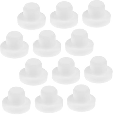 12 Pcs Salt and Pepper Shaker Stoppers Plugs, Silicone Reusable Plugs, for Home Kitchen