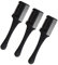 Veemoon 3 Pièces Peigne à Cheveux Professionnel Outils de Coupe de Cheveux Diy pour Salon et Maison Tondeuse Pratique avec Peigne à Noir
