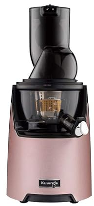 Kuving's – Extracteur de jus EVO820 – Technologie Max Filter – Livre de recettes offert - Rose gold