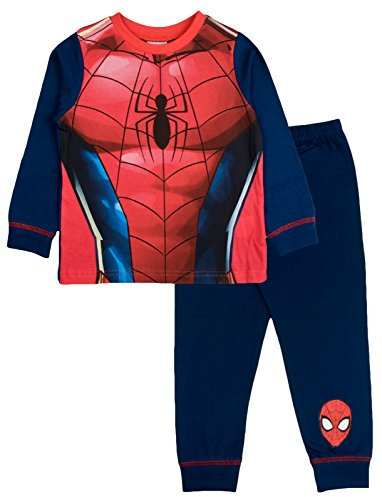 Spiderman Boys Novelty Dress Up Pyjamas 7-8 Years Red/Blue