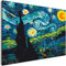 murando - Peinture par Numéros Adulte DIY 50x40 cm - Avec Cadre, Peintures Acryliques et Pinceaux - Tableau à Faire Soi-Même Loisir Créatif - Nuit étoilée Van Gogh n-A-1042-d-a