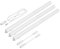 parlat LED Unterbau-Leuchten Rigel, je 57,3cm (warmweiß, 24,315W, je 790lm, 130°) 3er Set