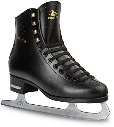 Botas - Modell: David/Farbe: Schwarz/Eiskunstlaufschuhe für Herren, Jungen/Größe: Erwachsene 10,5