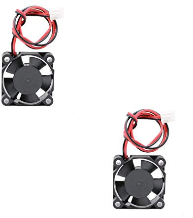 Lot de 2 ventilateurs 3010 30x30x10mm 5V, 12V ou 24V - Alfawise, Anet, Anycubic, Artillery, Creality, Geetech, Longer, Prusa, Raspberry, Arduino... (12V)