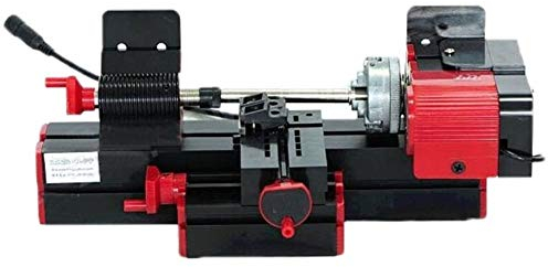 JIYAMI'EN EL-Lathe Tool 6 In 1 Multi Metal Mini Wood Lathe Motorized Jig-saw Grinder Driller Milling CNC Combined Machine DIY Tool