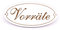 Schild Türschild Oval - Vorräte - selbstklebend graviert Dekoschild 15x7cm