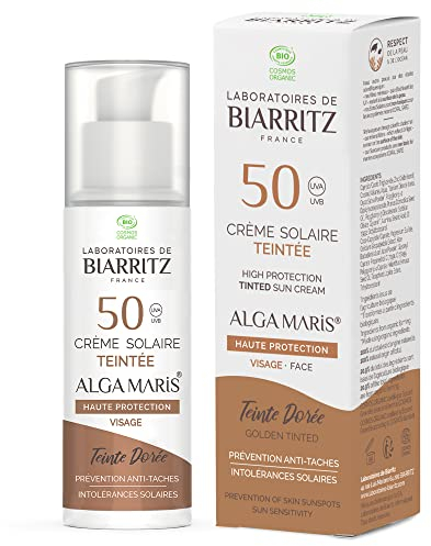 Alga Maris Getönte Sonnencreme golden LSF50 1er Pack (1 x 50 ml)