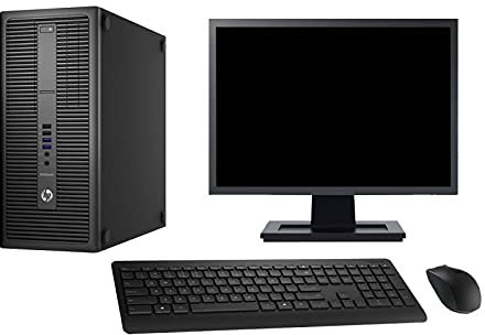 HP PC Torre EliteDesk 800 G2 - Pantalla de 22 G4400 RAM de 8 GB, disco duro de 2 TB, Windows 10 WiFi (reacondicionado)