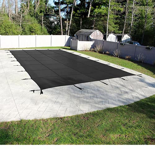 Pool Mate 2040NS-90KPM-KIT Sicherheitsabdeckung, Netzgewebe, 6,1 x 12,2 m, Schwarz