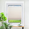 Homland Plissee ohne Bohren Klemmfix Creme 130 x 40 cm(LxB), Plissees für Fenster und Tür, Jalousie Easyfix Plisseerollo mit Klemmträger Sonnenschutz und Sichtschutz lichtdurchlässig Rollo