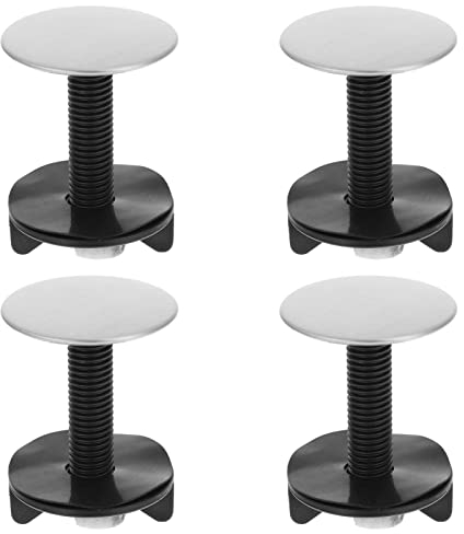 Angoily 4 Unids Tapa Orificio de Grifo Cubierta de Acero Inoxidable Fregadero Tapa Tapa Grifo Recipiente Vanidad Fregadero Drenaje Tapón Tapón para Cocina Baño