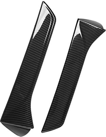Auto Heckscheiben-Seitenspoiler, 2 Stück Heckscheiben-Seitensplitter Flügel Außenverkleidung Links Rechts Ersatz für SEAT 5F Mk3 MK3.5 2013 Bis 2021(Kohlefaser-Stil)