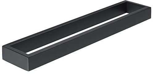 Sayayo Porta Asciugamani Bagno 40CM Porta Salviette da Parete Appendi Asciugamani Bagno, SUS304 Acciaio inossidabile Nero Opaco, EGKN2210-400-B