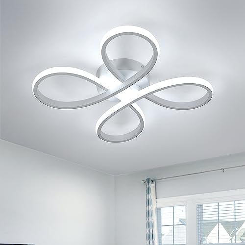 Comely Deckenlampe LED, 30W Deckenleuchte LED, 6500K Kaltweiß LED Deckenbeleuchtung für Balkon Diele Schlafzimmer Wohnzimmer und Esszimmer