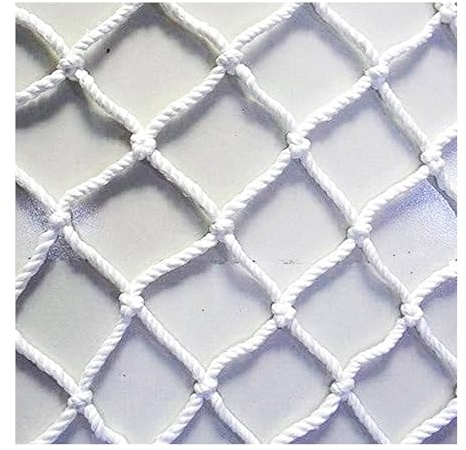 ALFAAL Fallschutz Sicheres Netz Fallschutzgitter Geländer-Seilschutznetz Balkon-Zaungeflecht Spielplatz Trennwandgeflecht Color : 5cm mesh, Size : 1x6m(3x20ft)