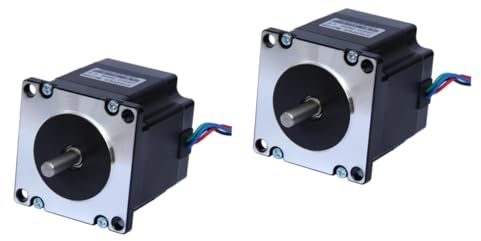 Mikikit 2 Stück 23 Schrittmotor Profi Schrittmotoren Schrittmotor Bipolar Schrittmotor Diy Cnc Schrittmotor Fräsen Schrittmotor 3d Drucker Schrittmotor-bausatz 2. Schrittmotor Haupt Mühle