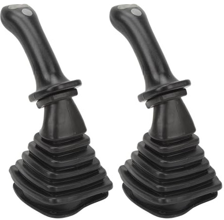 2Pcs Excavator Joystick Handles with Dust Cover for Doosan DH DX150 215 225 300 370‑9C