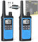 NXGKET Walkie Talkie Profesional Recargable,PMR 446 Sin Licencia Radiocomunicación,Largo Alcance con 1800mAh Batería Incorporada,16 Canales Radio LCD Pantalla para Camping,2pcs