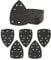 25PCS Mouse Sanding Sheets Wet and Dry with 11 Holes Detail Mouse Sander Paper Multiple Grits (60/80/120/180/240) Silicon Carbide Sandpaper for Wood, Stone, Furniture, for Daily Polishing