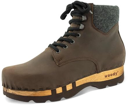 woody Herren Moritz Clog Boots, Caffe, 40 EU