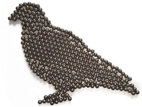 GM&BW Stahlkugeln, 6 mm, 900 g (1022 Stück), Kugellager, rostfrei, wiederverschließbare Verpackung
