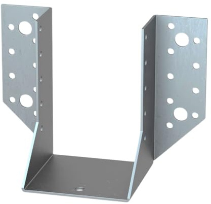 15-Stück EuP Balkenschuhe 60x160 mm Typ A - Kombi für Holz/Holz & Holz/Beton - verzinkte Stahlverbinder, ETA- & CE-zertifiziert, Made in Germany - robust, korrosionsbeständig, präzise gefertigt