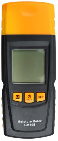 POFET Digitalanzeige Feuchtigkeitsmessgerät Feuchtigkeitsmesser Detector Detector Feuchtigkeitsdetektor Pin-Typ Holzfeuchtemessgerät hörbarer Feuchtigkeitsmesser