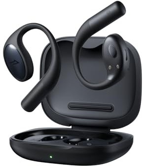 1MORE S51 Open Ear Auriculares Bluetooth 5.3, Auriculares Inalámbricos con Bass More +, 40 horas de reproducción, IPX5 resistente al agua, llamadas claras, modo de juego