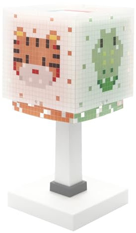Dalber Kinder Tischlampe Nachttischlampe Little Pixel Tiere