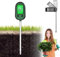 Lutranstra Bodentester, Boden PH-Messer 4-in-1, Bodenmessgeräte für Feuchtigkeit, Fruchtbarkei und pH, Boden-Feuchtigkeitsmessgerät für Garten, Bauernhof, Rasen