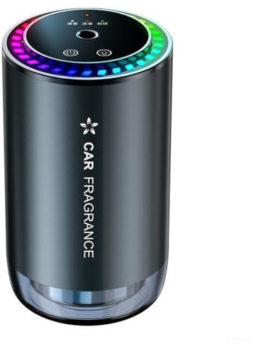 Humidificateur d'air purificateur de voiture pour chambre à coucher, diffuseur d'arômes intelligent réglable à 3 niveaux, construction élégante en alliage d'aluminium et fonctionnalité automatique