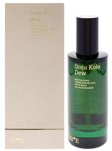 Gotu Kola Dew Revitalizing Toner Serum by 82E for Women - 3.3 oz Serum