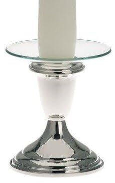 Glas-Kerzenmanschette (Tropfenfänger) für Kerzen bis Ø 25 mm (Spitzkerzen, Tafelkerzen)