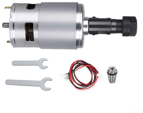 Zilimontt 775 Motor DC 12V-24V High Torque High Power Graviermaschine Zubehör für DIY Handbohrer Kettensäge