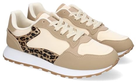 Zapatillas Deportivas Casual de Mujer, Diseno Moderno, Ideales para el Dia a Dia, Comodas, Combinar con Cualquier Estilo con Cierre de Cordoneras.